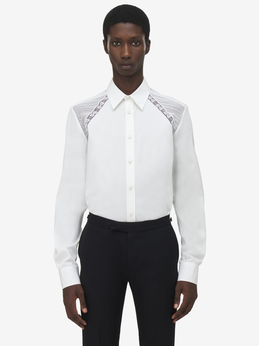 ALEXANDER MCQUEEN - Lace Harness Shirt - Item 828867QNAAX9016